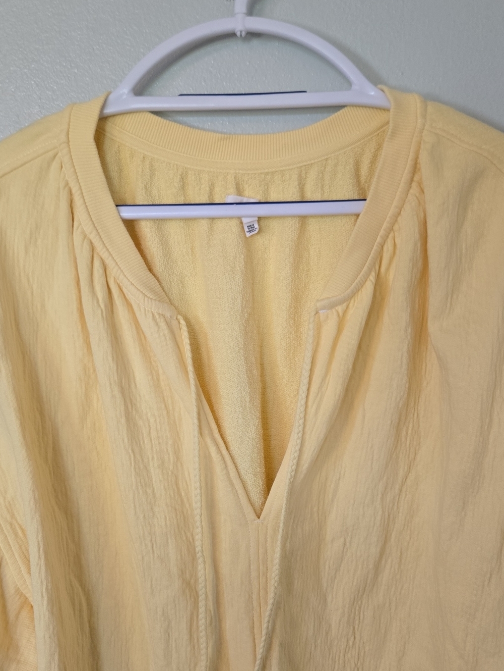 Aerie | Butter Yellow Easy Street Sweatshirt Size Large - Picture 3 of 10